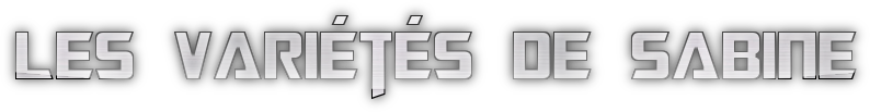 Les Variétés de Sabine