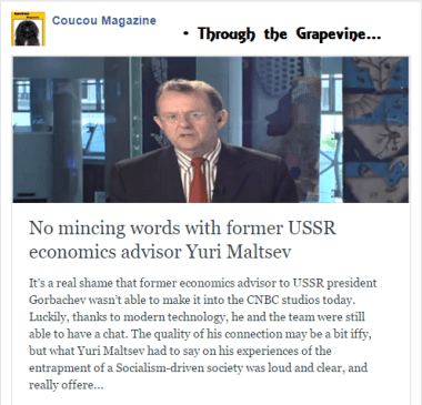 THROUGH THE GRAPEVINE 13